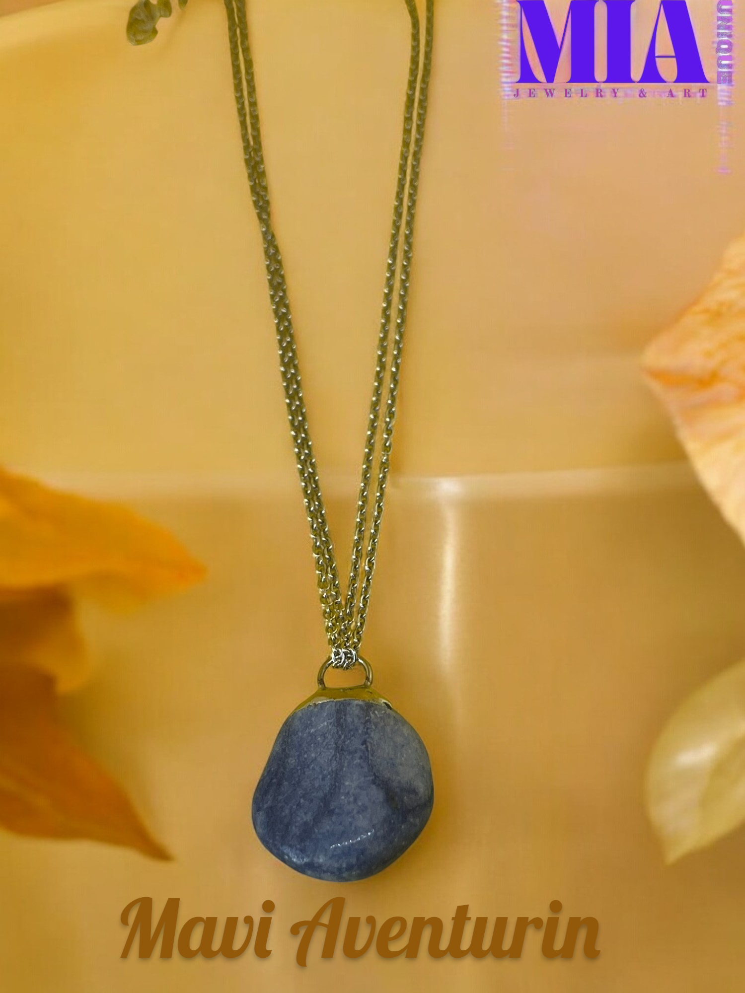 Blue Aventurine Kolye