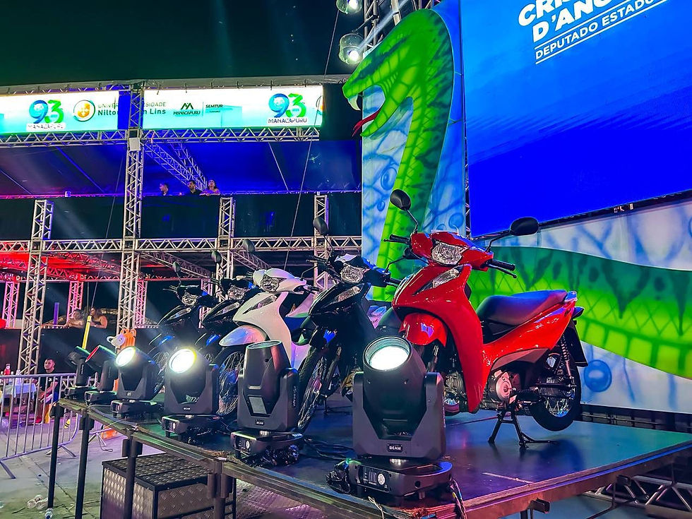 COMEMORAÇÃO | Prefeitura de Manacapuru realiza cerimônia de entrega de motos sorteadas à população