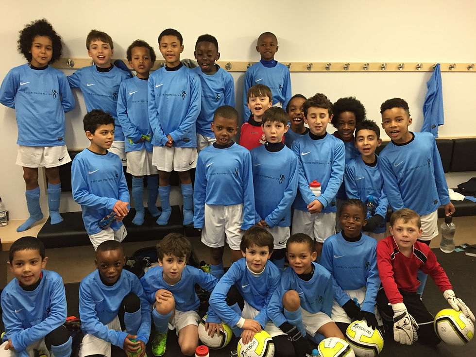 U8 and U10 getting ready for a match