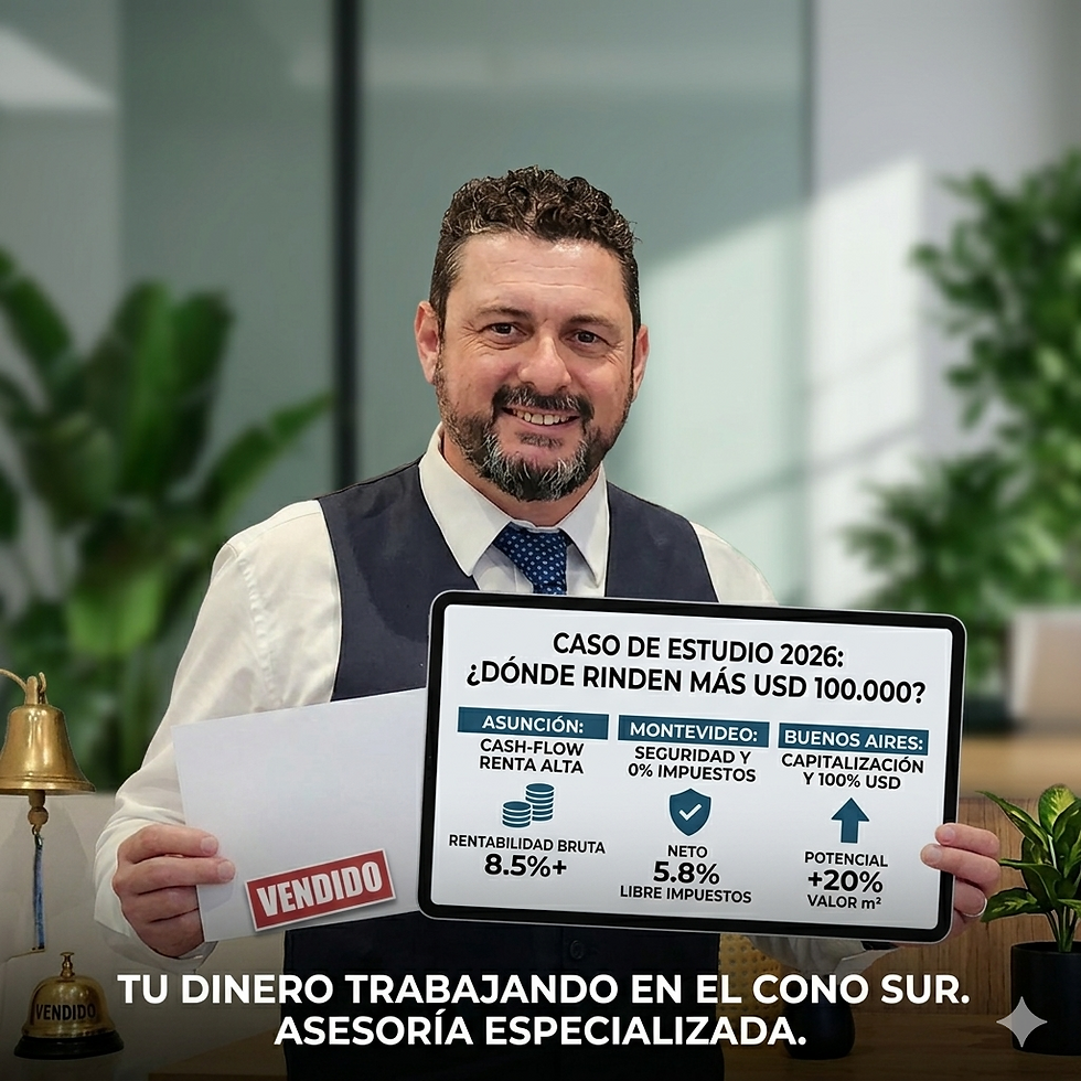 Caso de Estudio 2026: ¿Dónde rinden más USD 100.000?