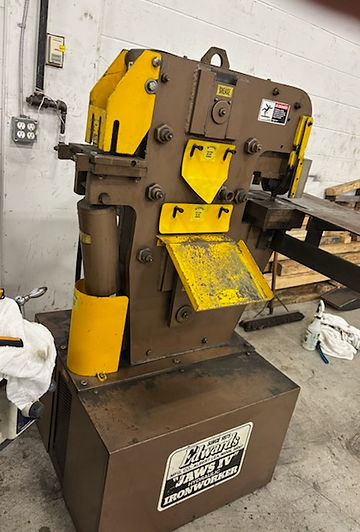Edward Jaws IV 50 Ton 4 station Hydraulic Ironworker