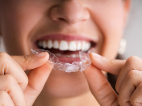 Clear dental night guard for teeth