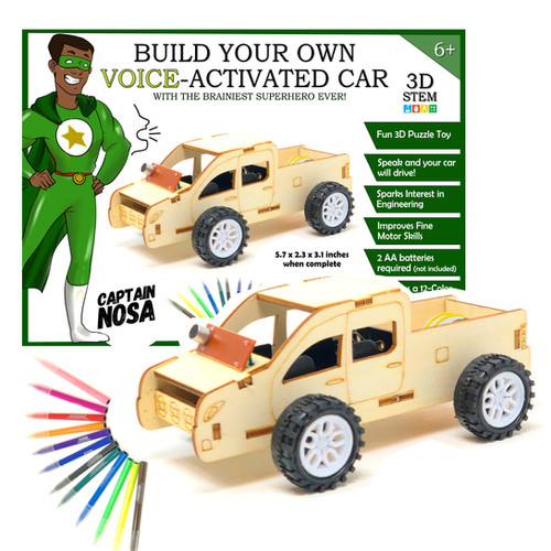 Build Your Own VoiceActivated Car STEM Project Captain Nosa Teni