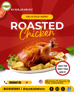 roasted Chicken, catering service near me, restaurant near me, google business, nyamjahmin
