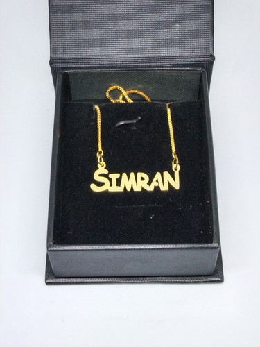 Gold Plated Scrambled Name Customized 
