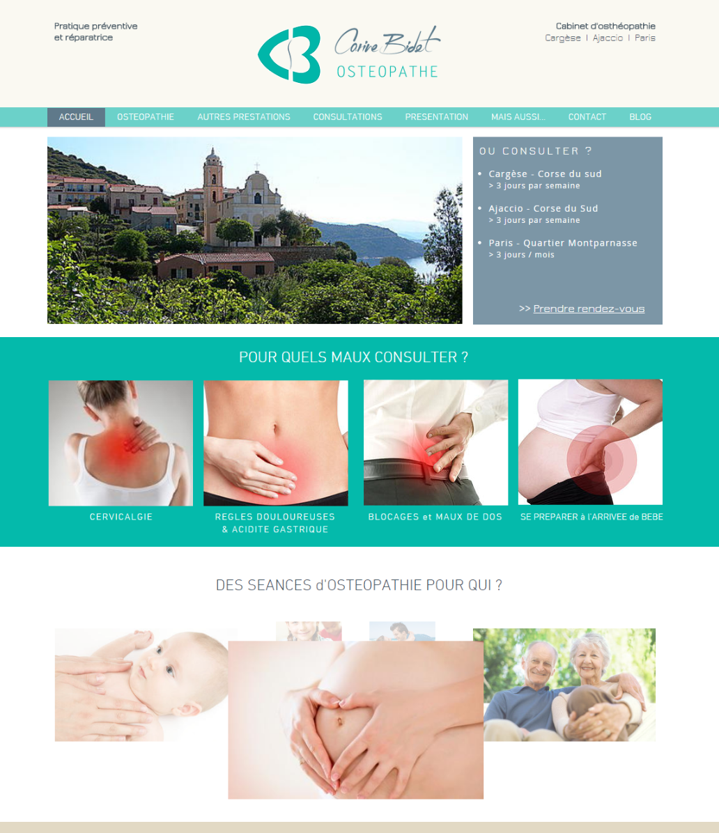 Site Internet Carine Bidet