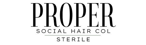 proper social hair Columbus logo