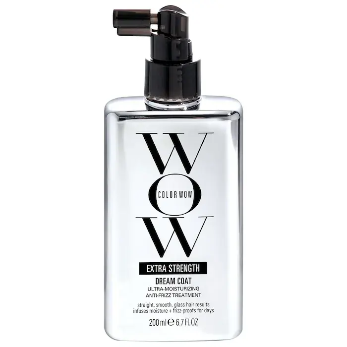 Thumbnail: Bottle of color wow extra strength dream coat ultra-moisturizing anti-frizz treatment for Hair