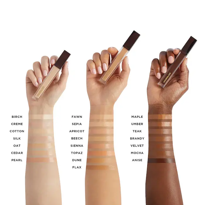Thumbnail: arm swatches of hourglass - vanish airbrush concealer
