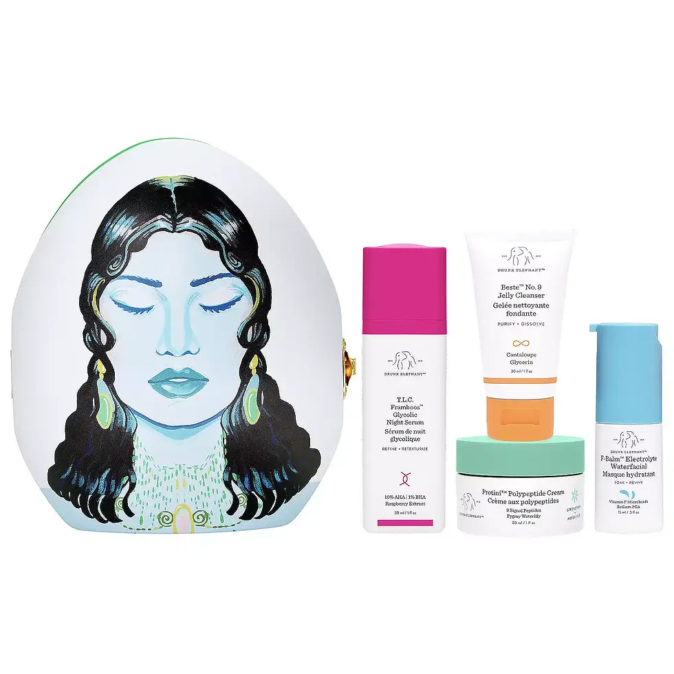 Drunk Elephant - Face Resurfacing Skincare Kit - night routine kit