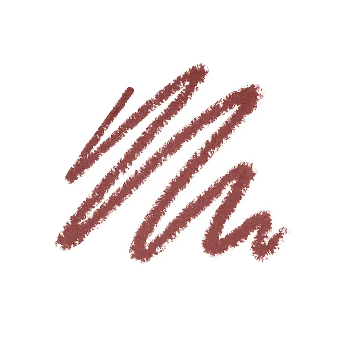 Huda beauty lip contour 2.0 automatic matte lip liner pencil warm brown swatch