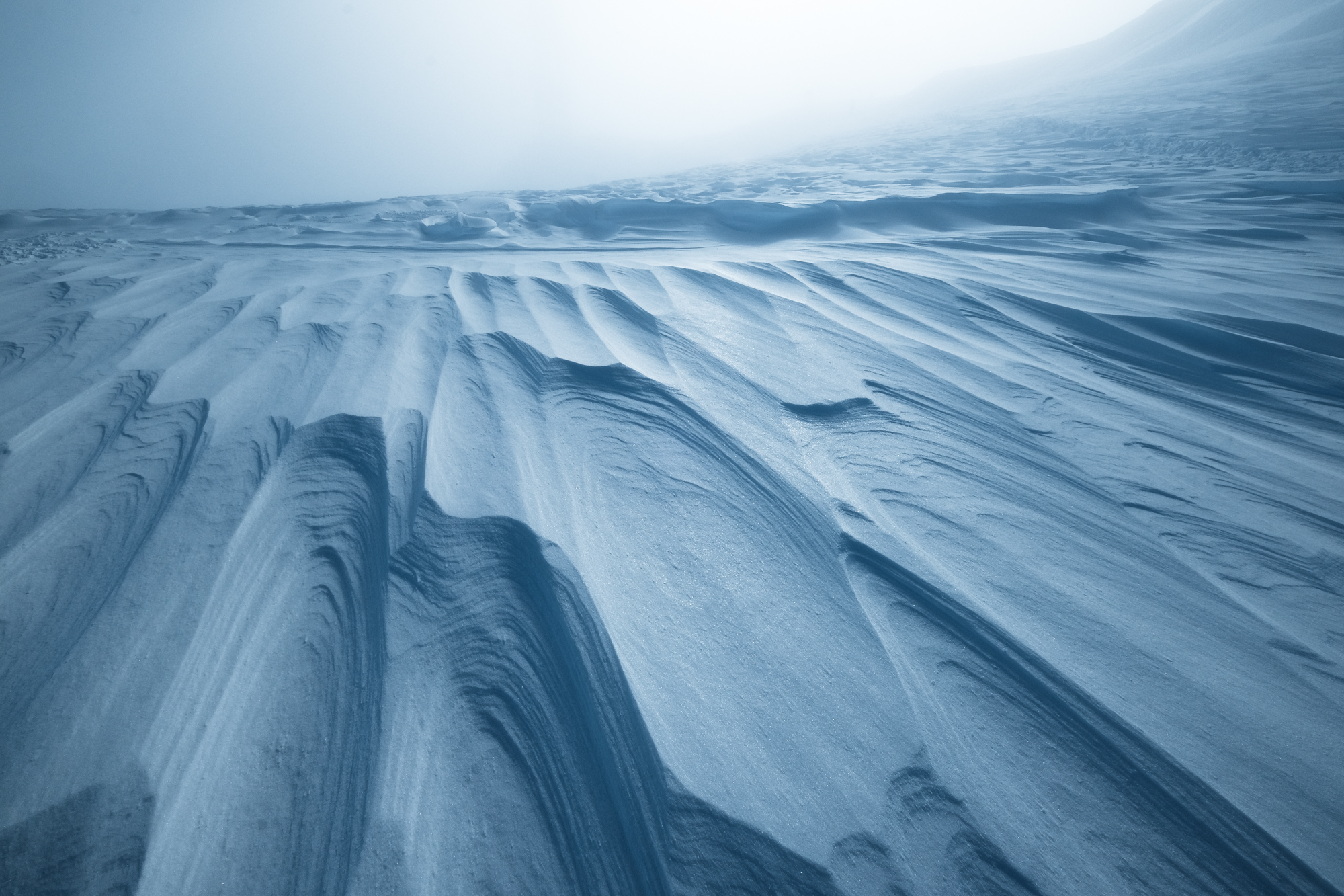 landscape nature photography winter snow ice abstract light shadows minimalist