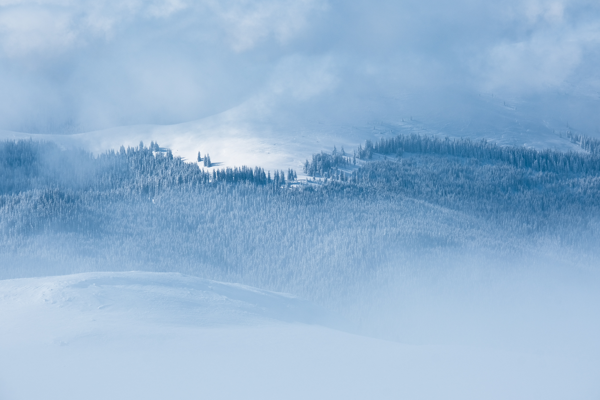 landscape nature photography winter snow ice abstract light shadows minimalist