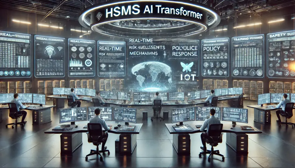 DALL·E 2024-07-13 17.40.54 - A futuristic control room representing the HSMS AI Transforme