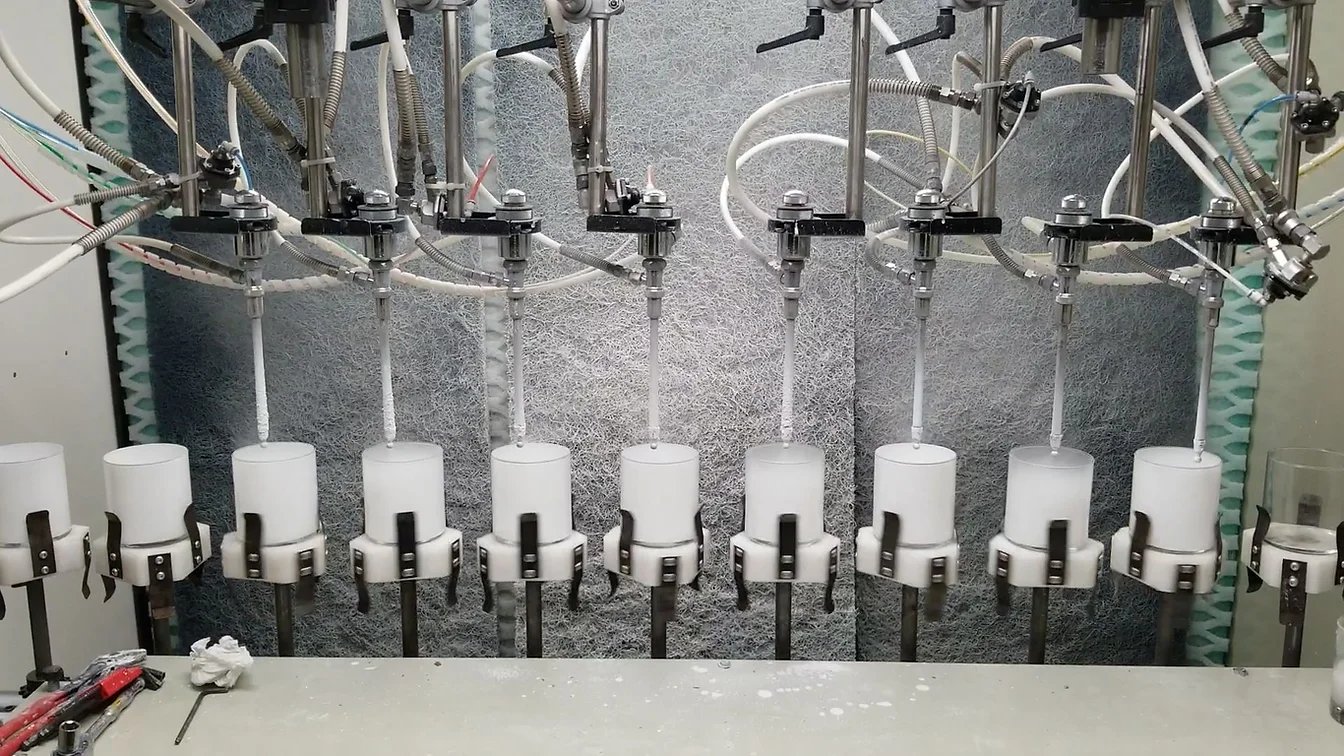 Candle Glass CHain on Edge.webp