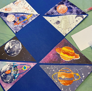 Anniversaires et ateliers créatifs Théma Créations Versailles | Thème astronomie, planètes et espace