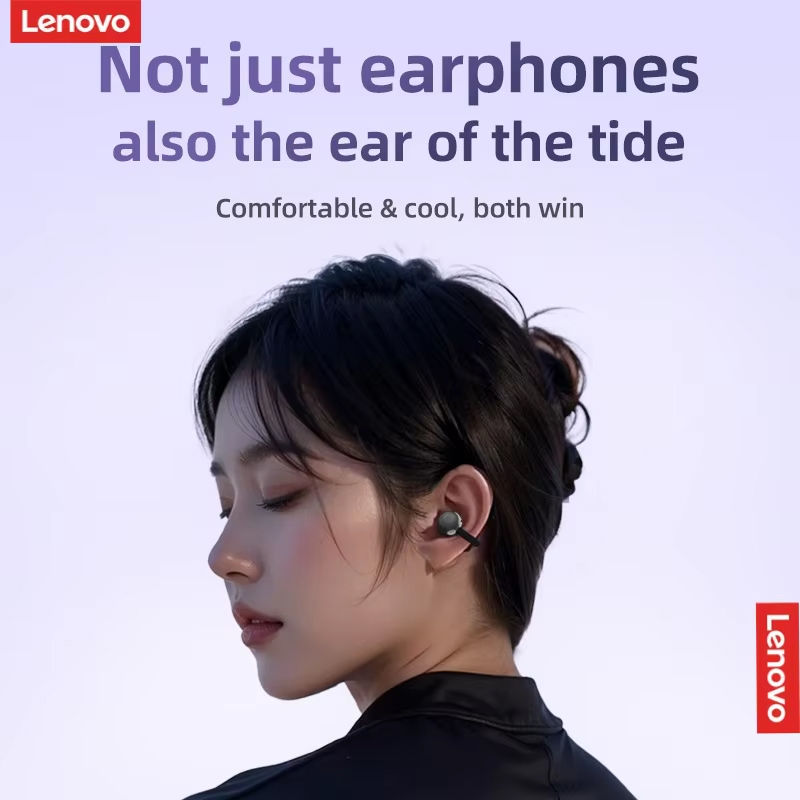 Thumbnail: Lenovo Wireless Bluetooth 5.4 Earphones TWS Panoramic Sound Effects Ultra Long B