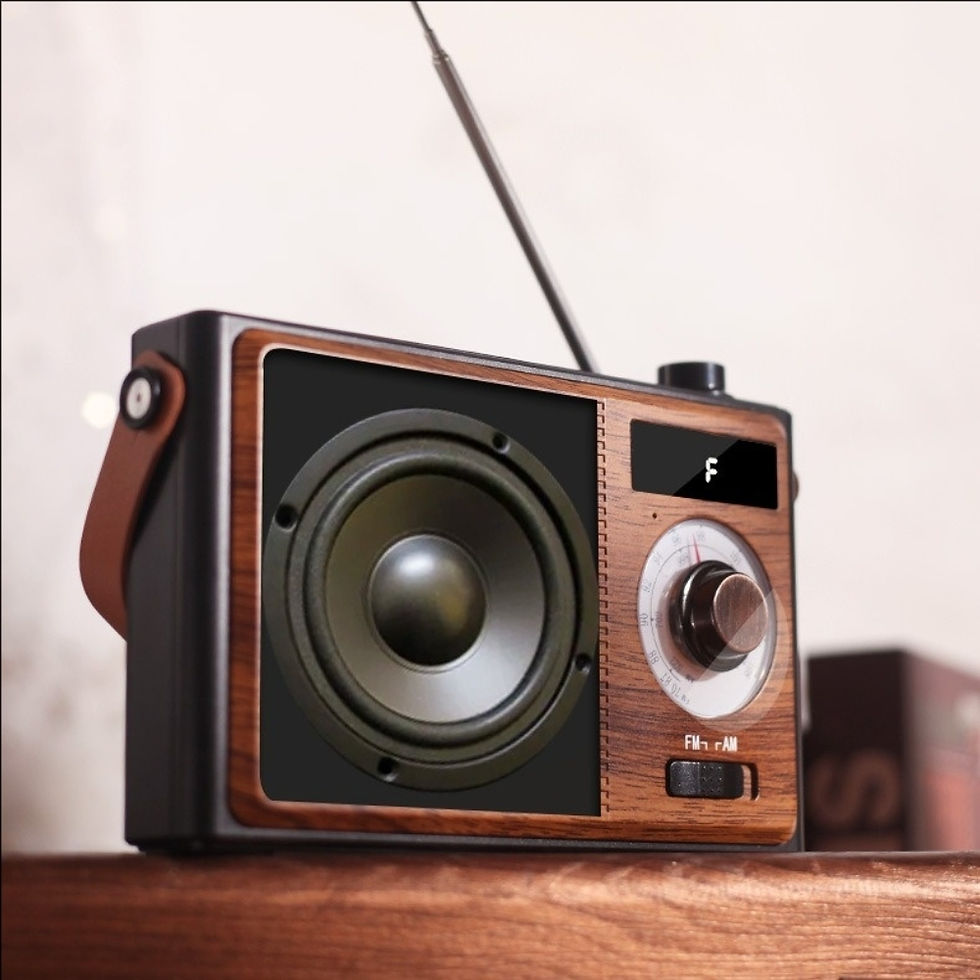 Thumbnail: Retro Portable Bluetooth Speaker – FM Radio, USB, TF Card & AUX