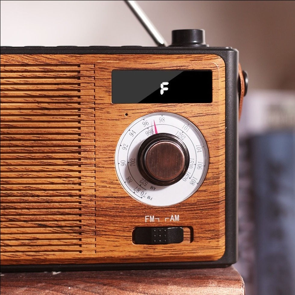 Thumbnail: Retro Portable Bluetooth Speaker – FM Radio, USB, TF Card & AUX