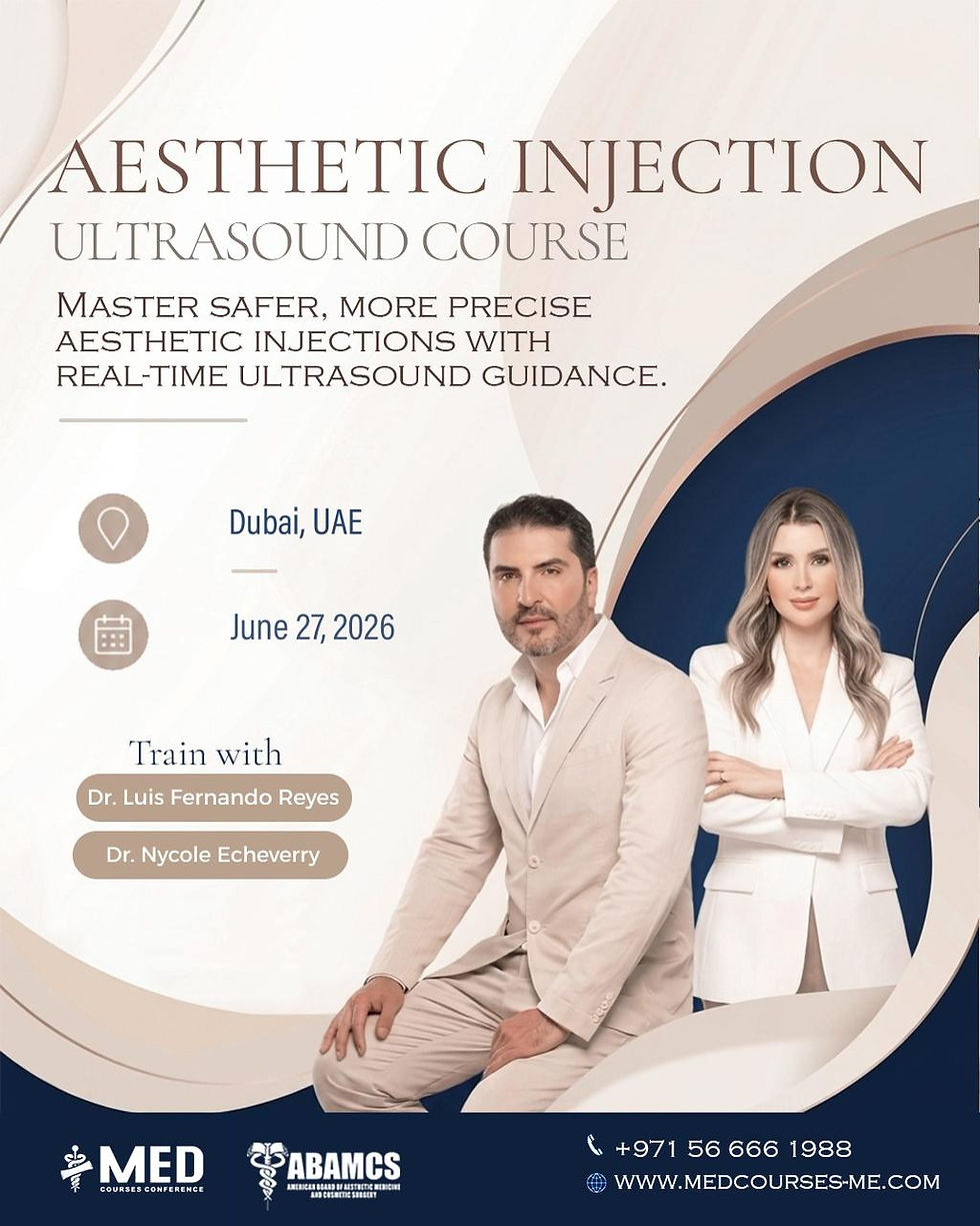 Aesthetic Injection Ultrasound Course - June 2026