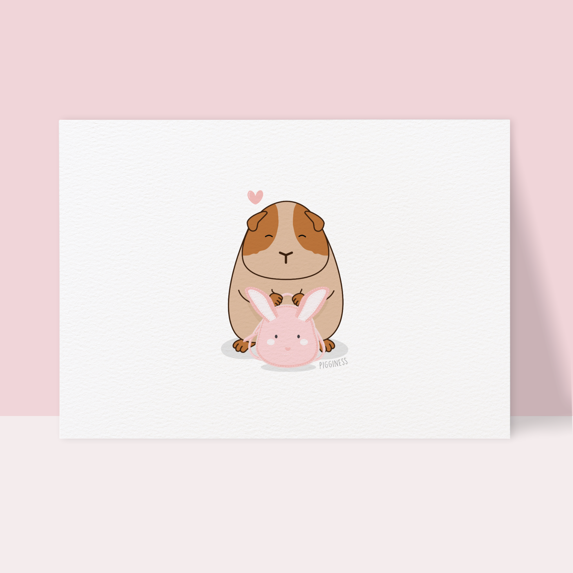 Rabbit bag Postcard