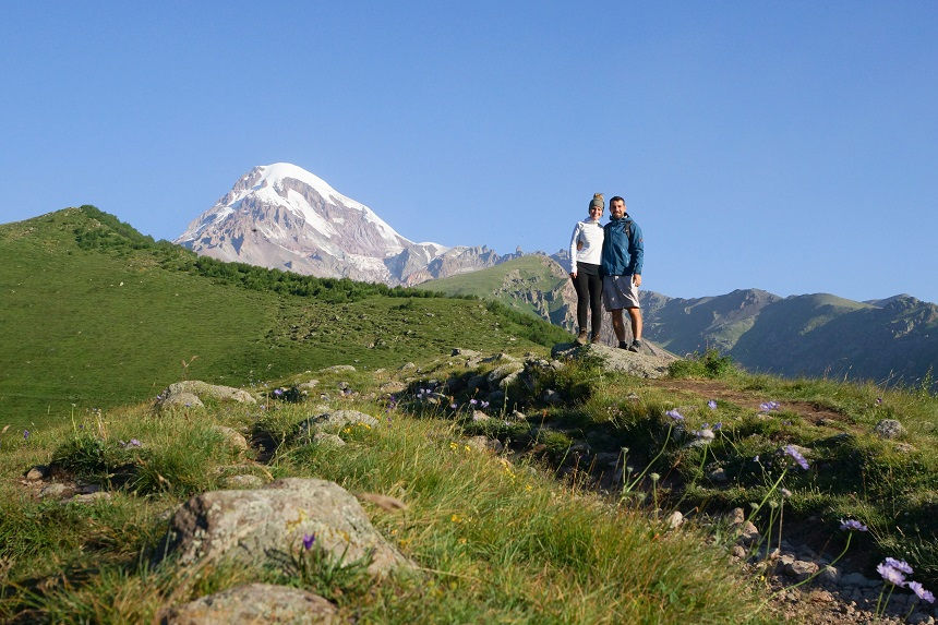 Gergeti Gletscher Georgien