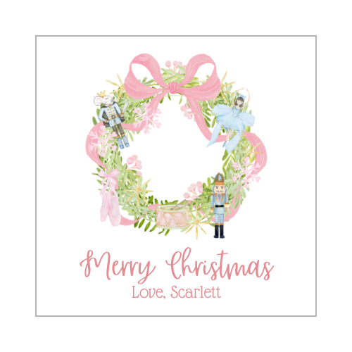 Pink Nutcracker Wreath