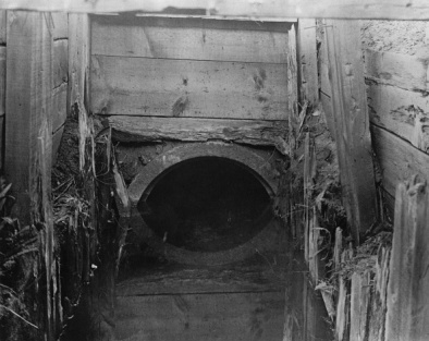 Bobby Franks' body was discovered in this culvert the day after his murder.