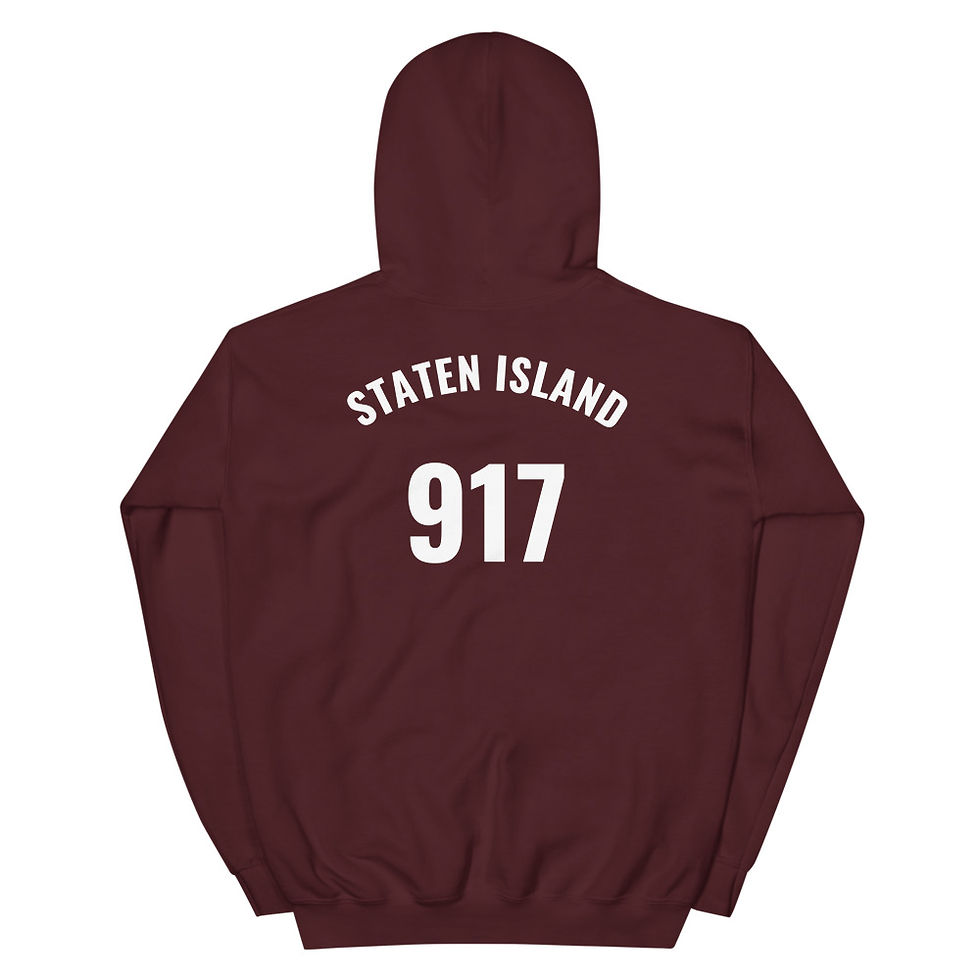 Thumbnail: Blame It On My Borough Staten Island 917 Hoodie