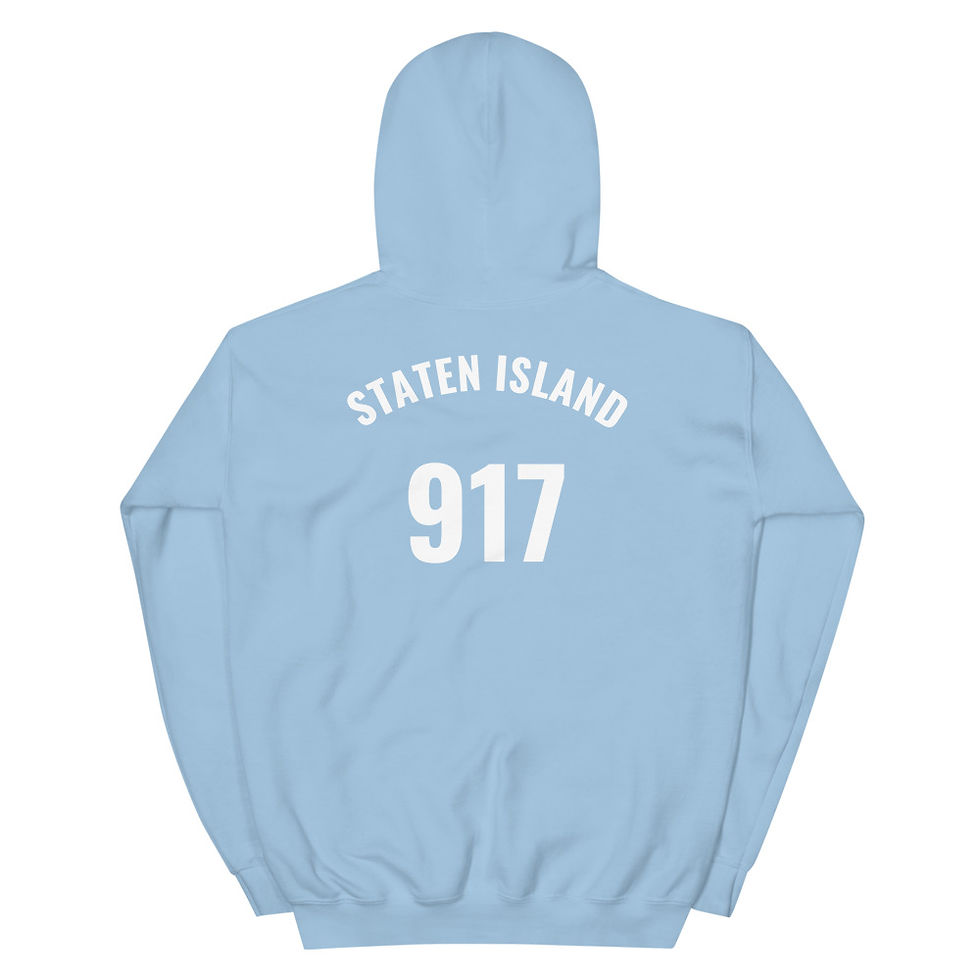 Thumbnail: Blame It On My Borough Staten Island 917 Hoodie