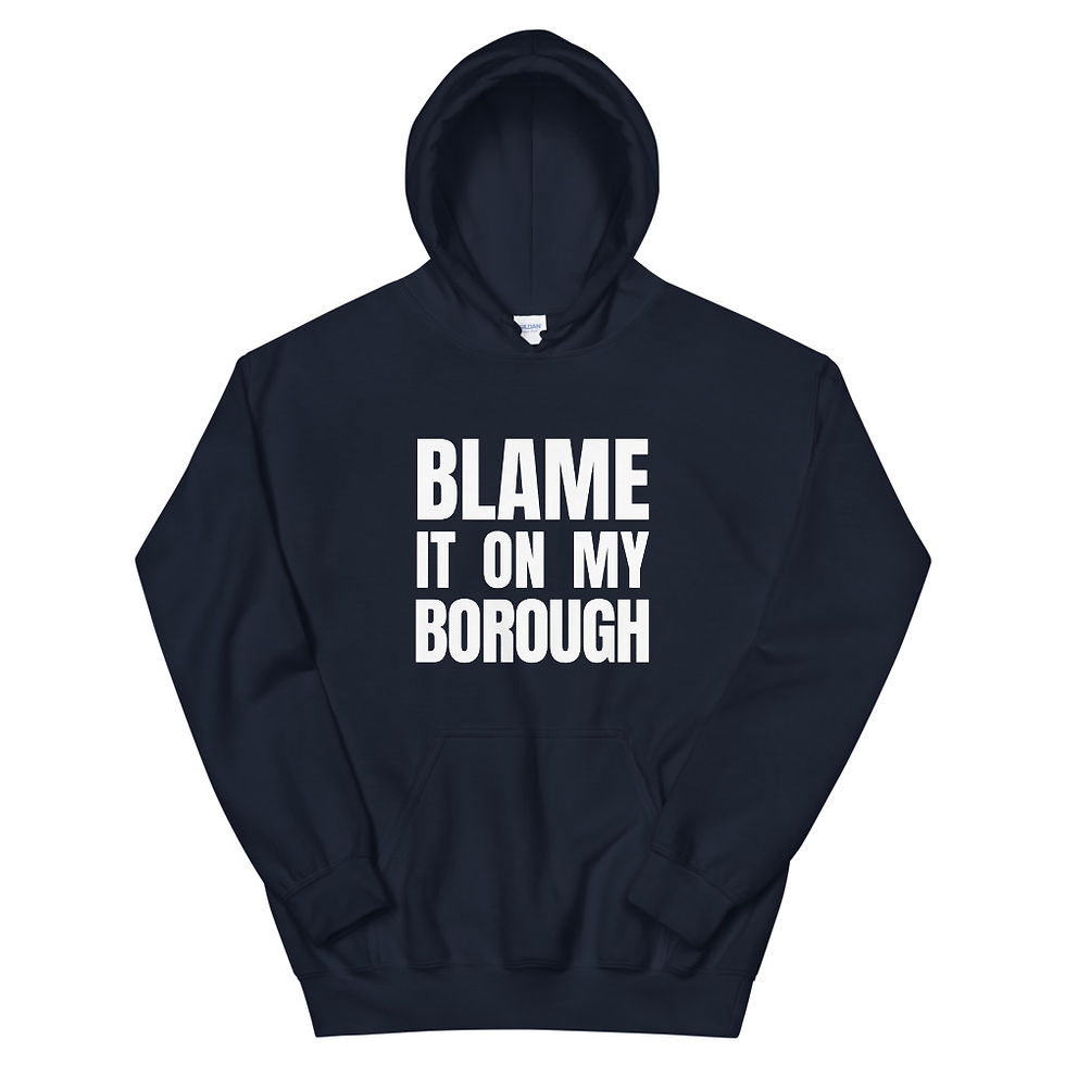 Thumbnail: Blame It On My Borough Manhattan 212 Hoodie