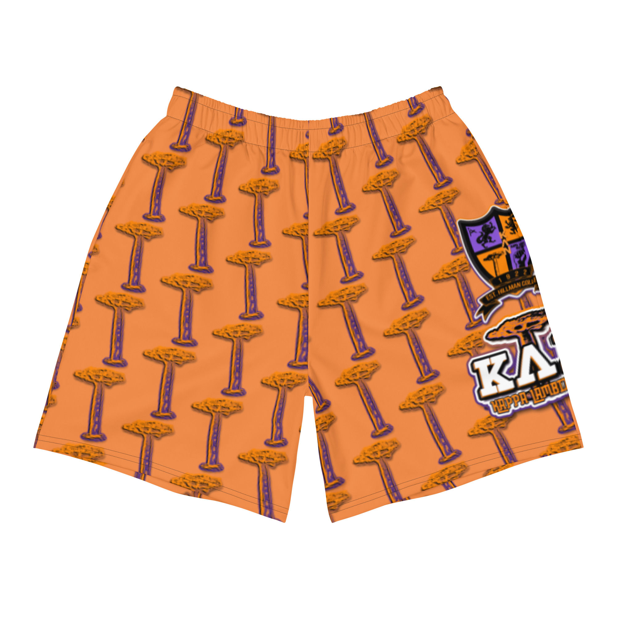 Kappa Lambda Nu Bruh Shorts Gold