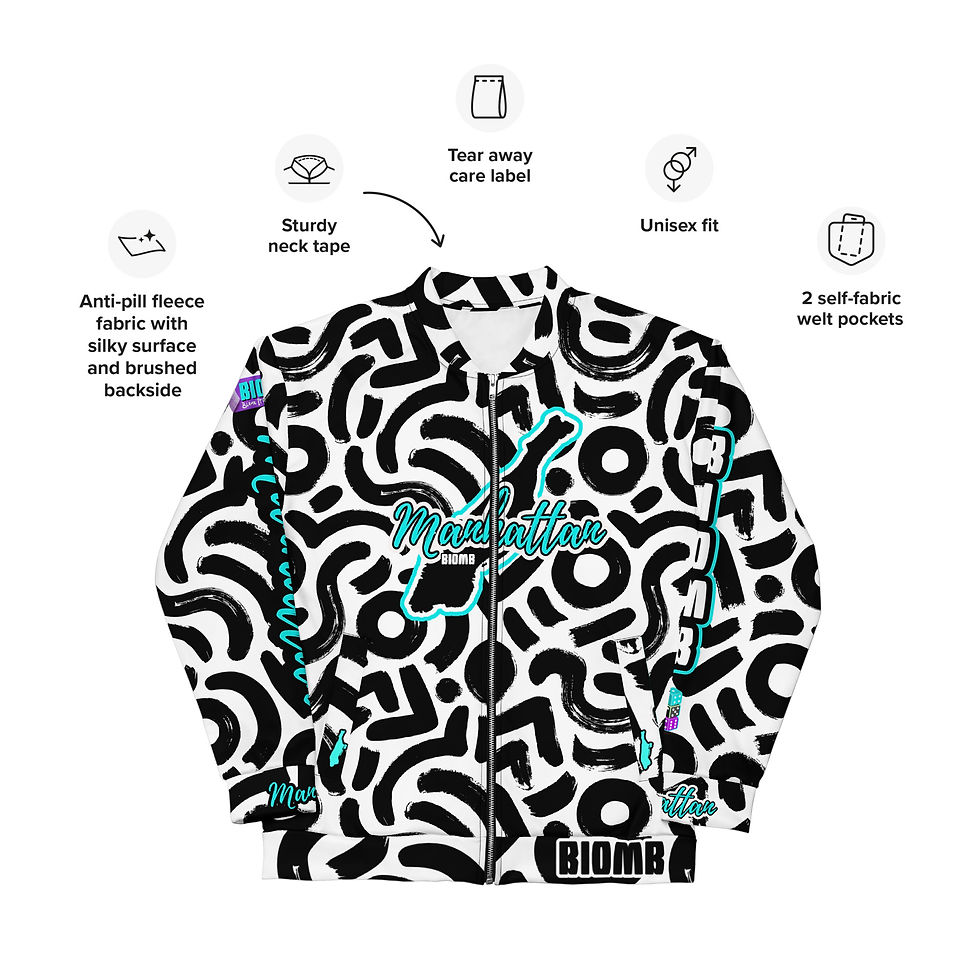 Thumbnail: Manhattan BIOMB Graphic Bomber Jacket