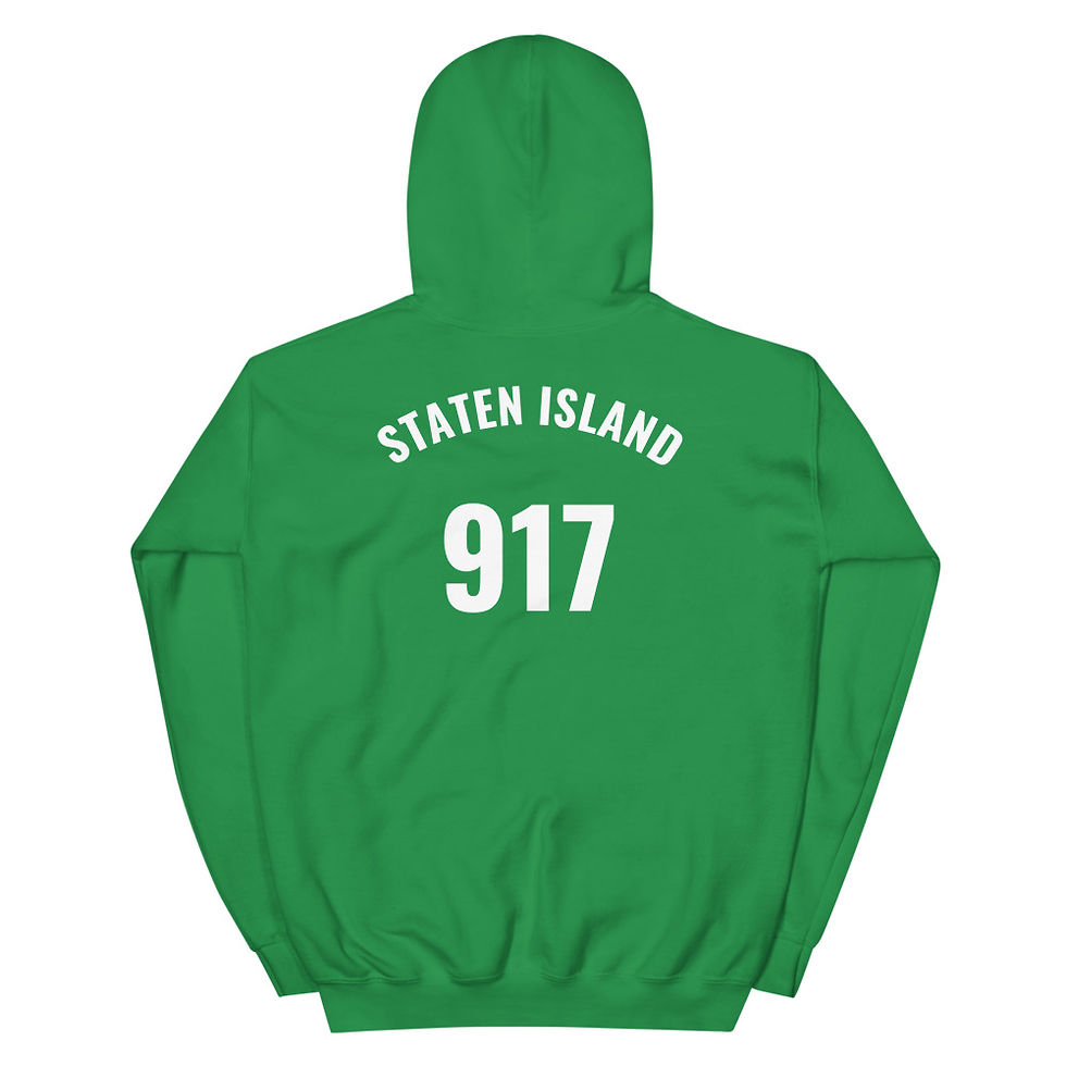 Thumbnail: Blame It On My Borough Staten Island 917 Hoodie
