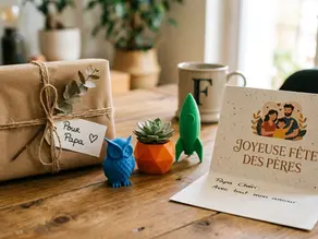 Impression 3D de cadeaux pour la fête des pères : idées 2026