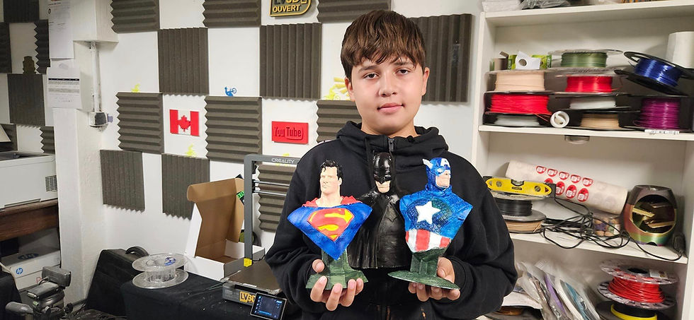 Le Rêve de Moto de Rayan : Un Projet Unique Financé par la Vente de Figurines en Impression 3D.