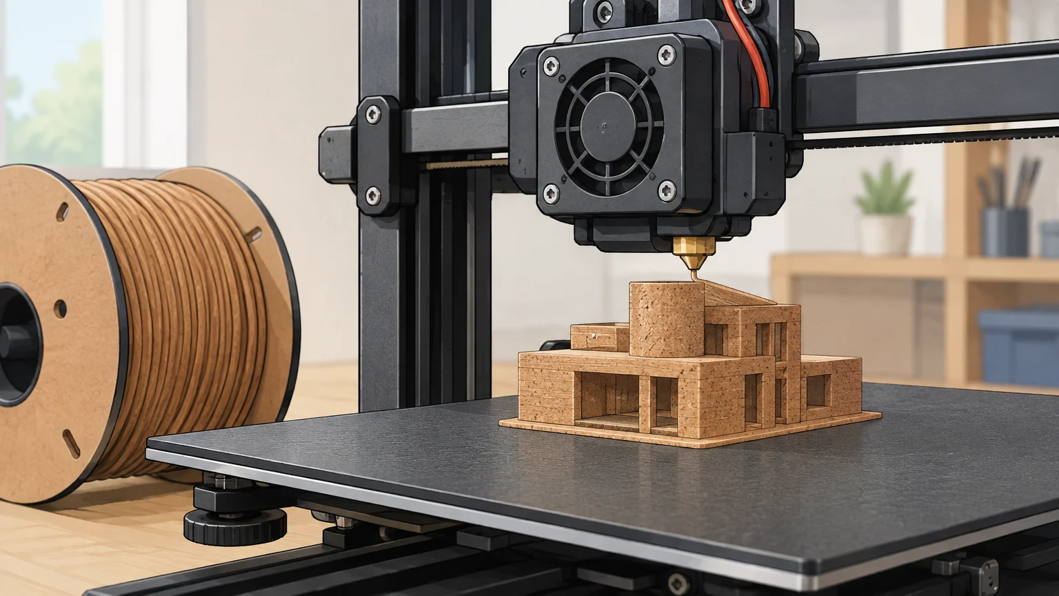 Filament 3D au liège : composition, choix et réglages