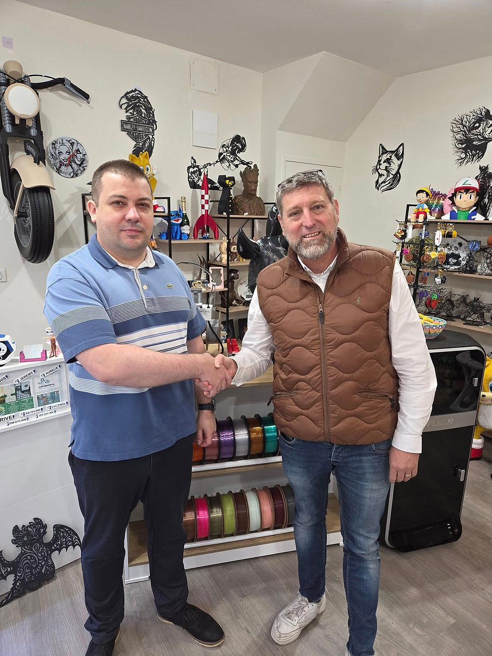 Les deux gérants de LV3D Brive la Galliarde.