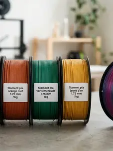 Filament PLA quatre couleurs : bien choisir en 2026
