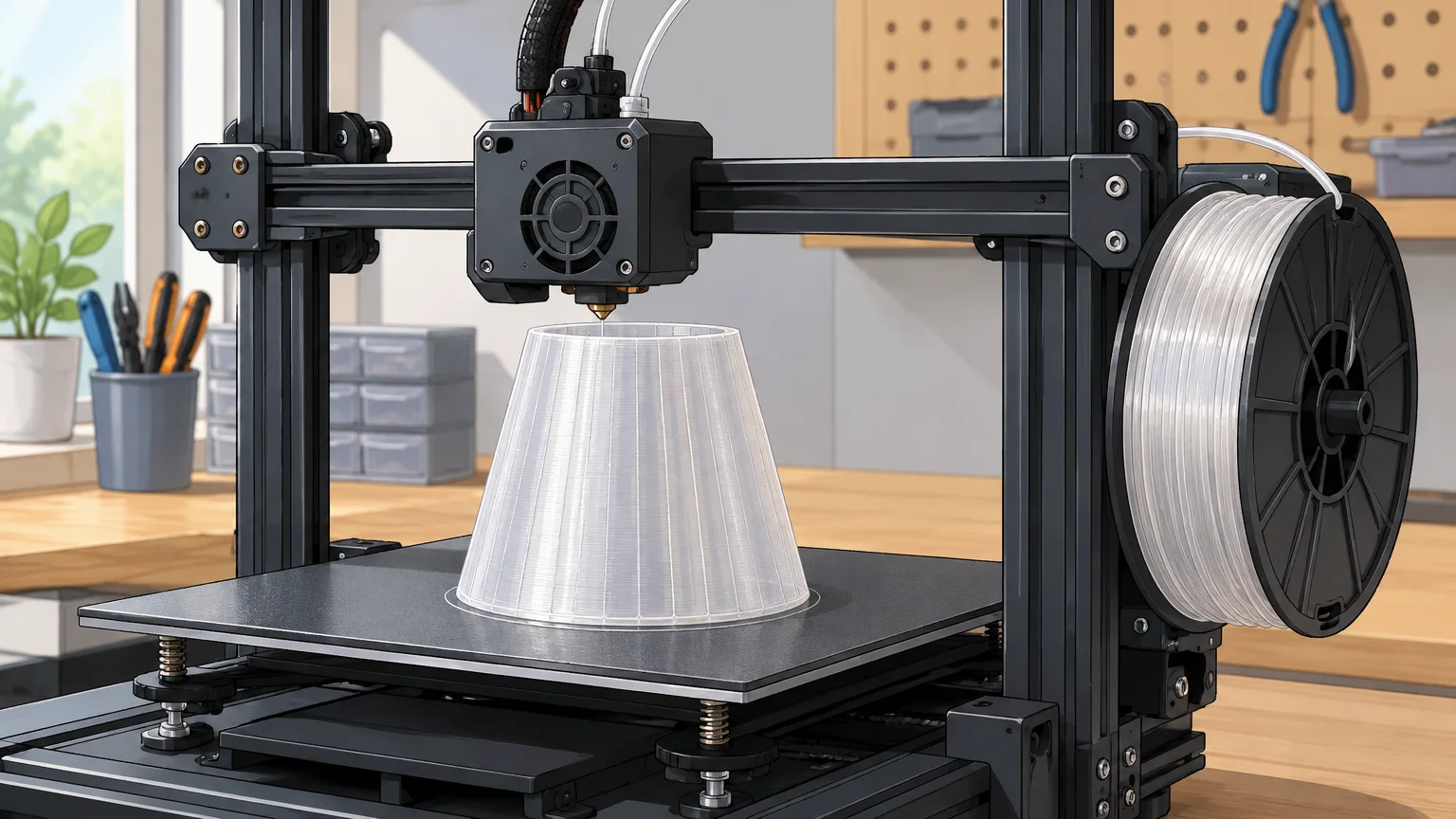 Impression 3D avec un filament transparent : réussir
