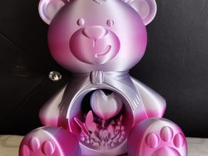 TEST du du filament ROSA3D - ARC-EN-CIEL flower SILK - RAINBOW