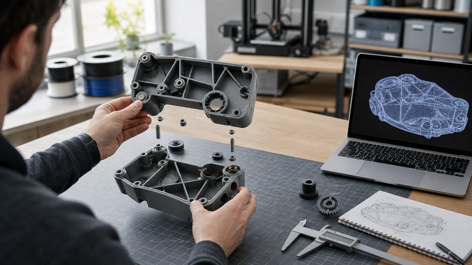Préparer un modèle 3D pour des pièces techniques imprimées