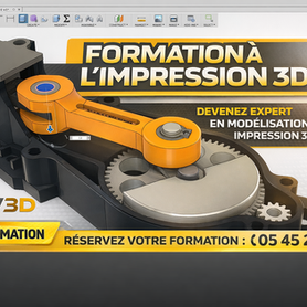 Formation à l'imprimante 3D et modélisation 3D