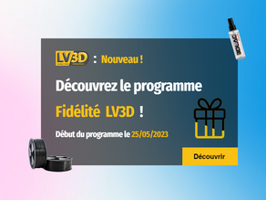 Détails du programme de fidélité pour les membres du club LV3D.