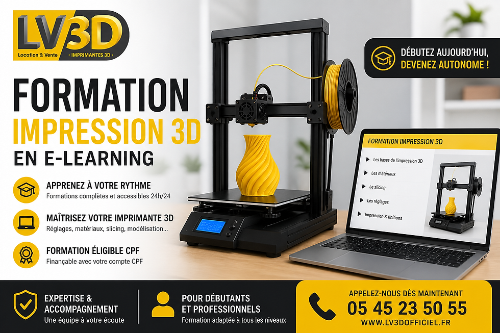 Comment choisir sa formation impression 3D en Suisse romande : le guide ultime avec LV3D pour apprendre efficacement et réussir toutes ses impressions.