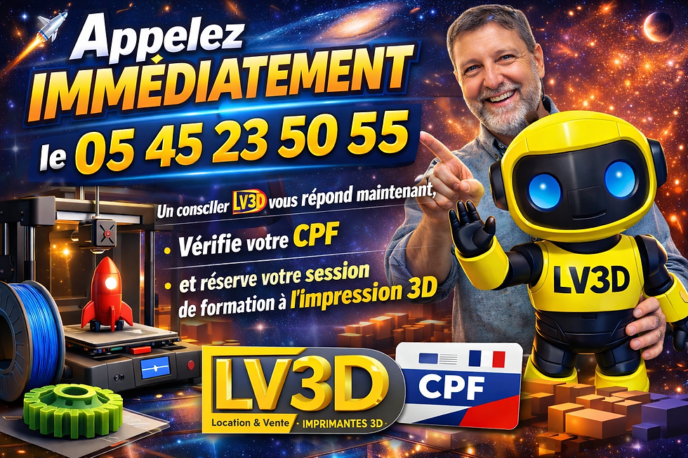 faire une formation à distance pour l’impression 3D et comprendre mon imprimante 3D
