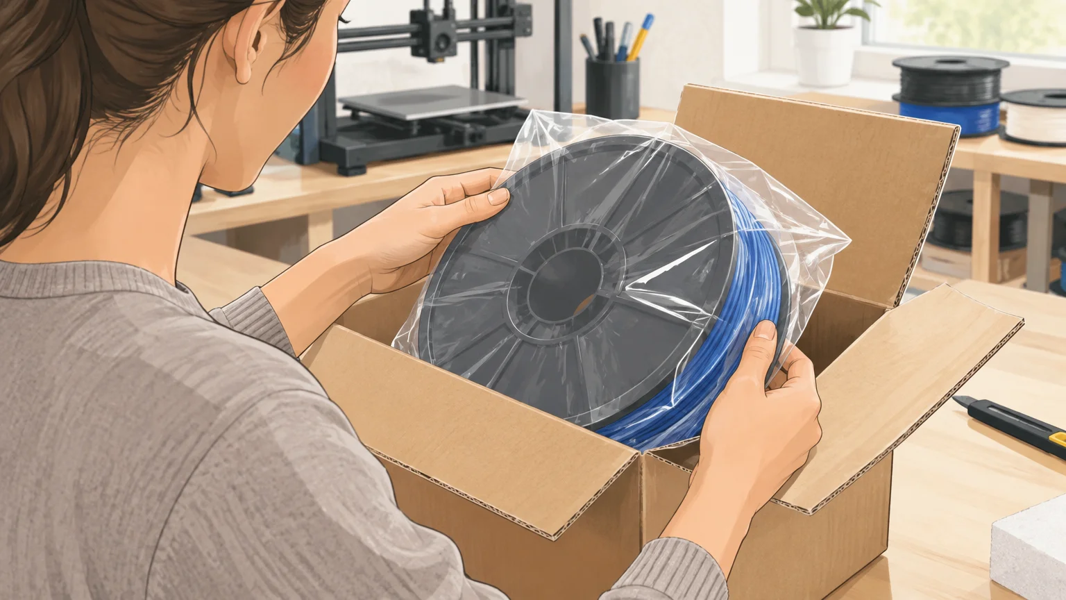 Commander du filament 3D : frais, délais et livraison
