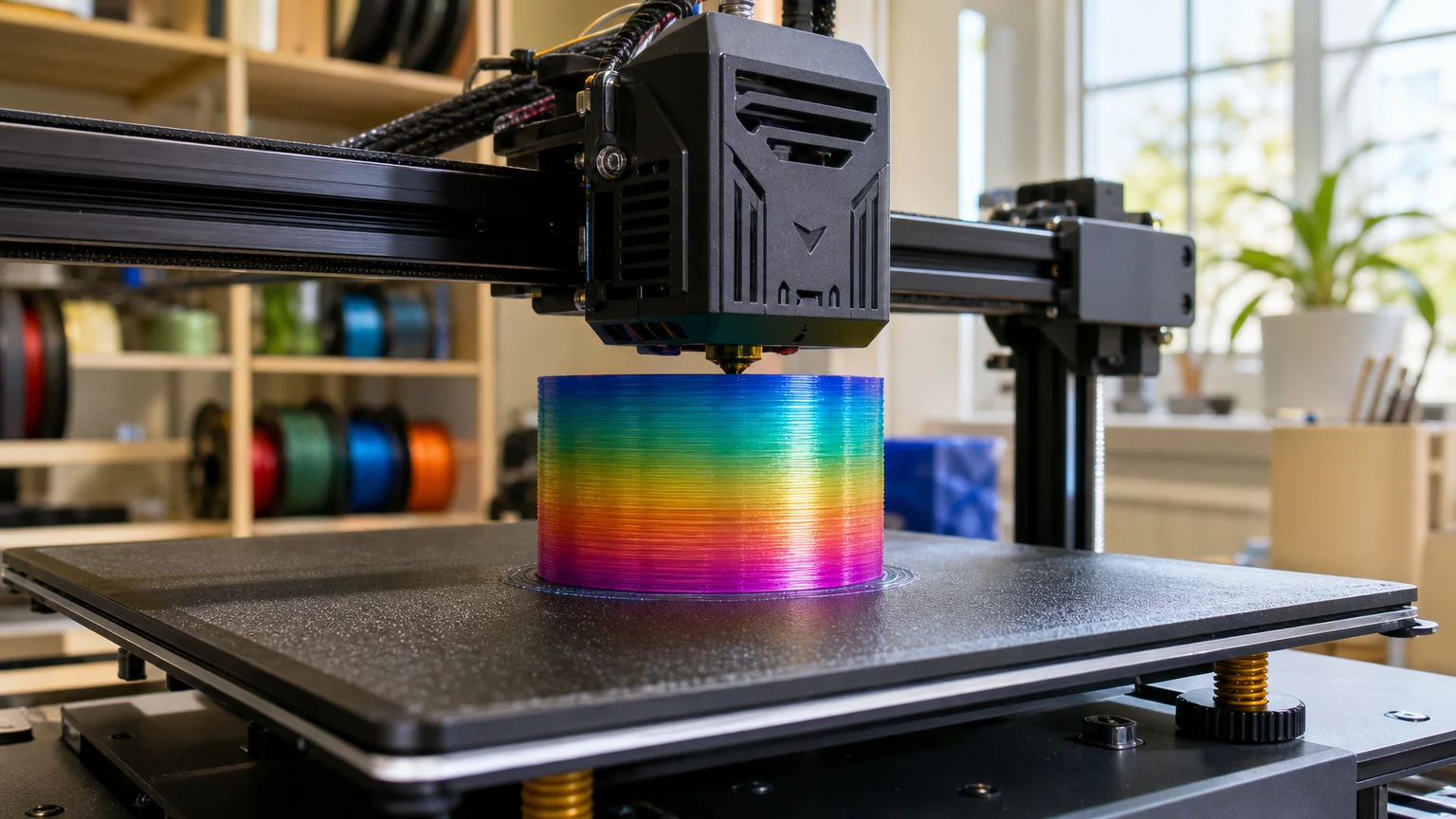 Filament PETG arc-en-ciel : réglages et idées d’impression