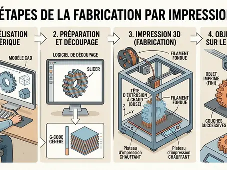 Comment c'est fabriqué : du concept à l'objet imprimé en 3D