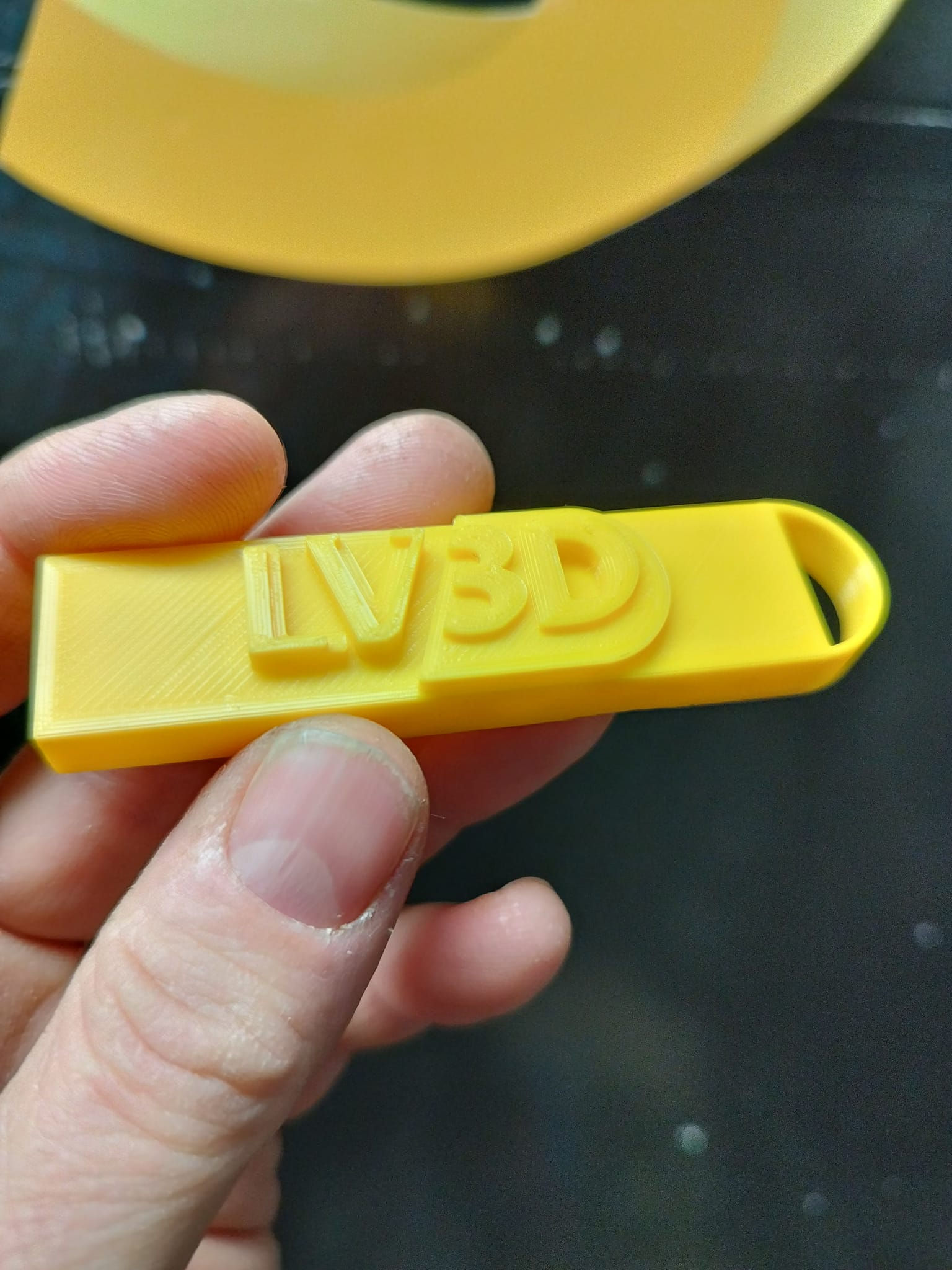 Porte clefs LV3D officiel en PLA